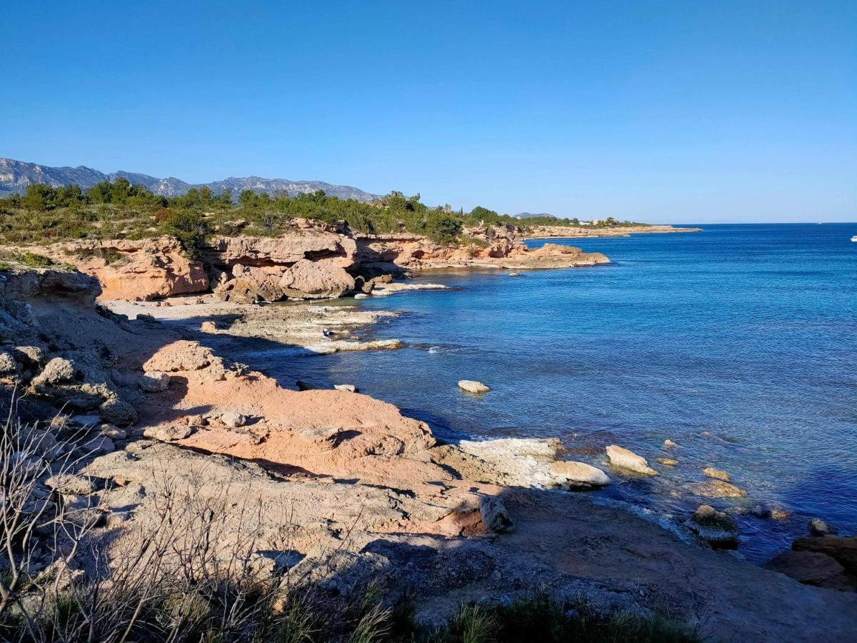 La Villa Romantica Residence De Vacances Les Tres Cales Espagne Luaran gambar